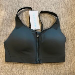 Athleta Advance Zip Front Sports Bra (B-DD)